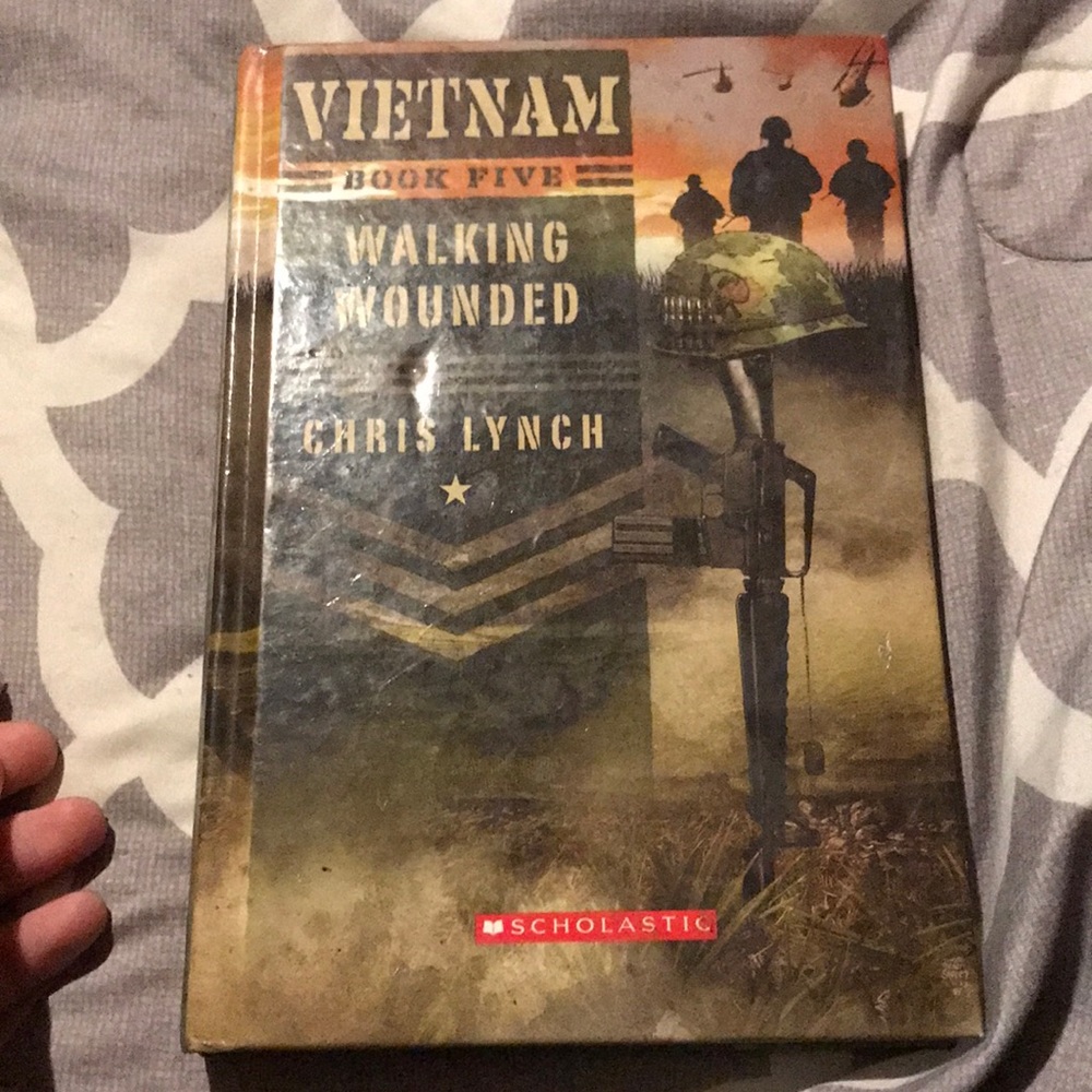 Vietnam book five walking wounded by Chris lynch